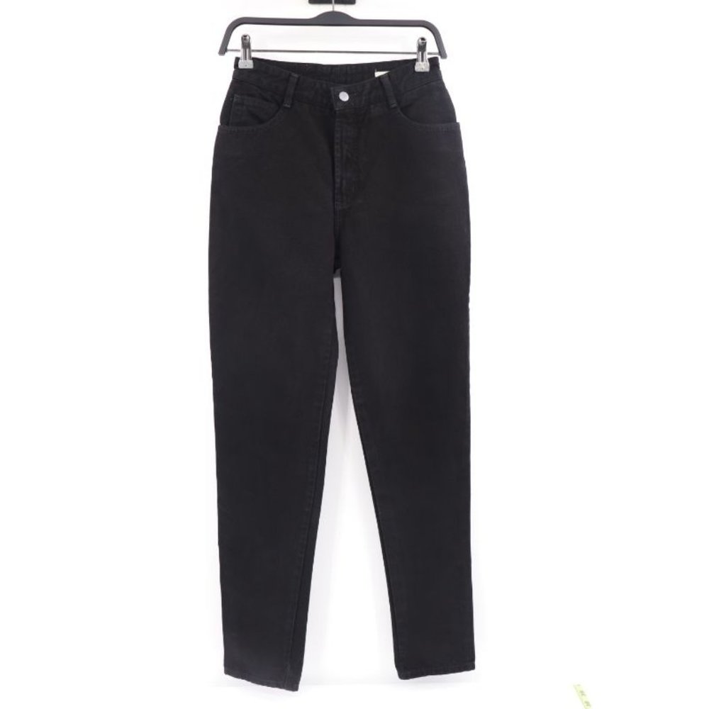 big star women's size 7 26x33 vintage denim black high rise skinny jeans pockets